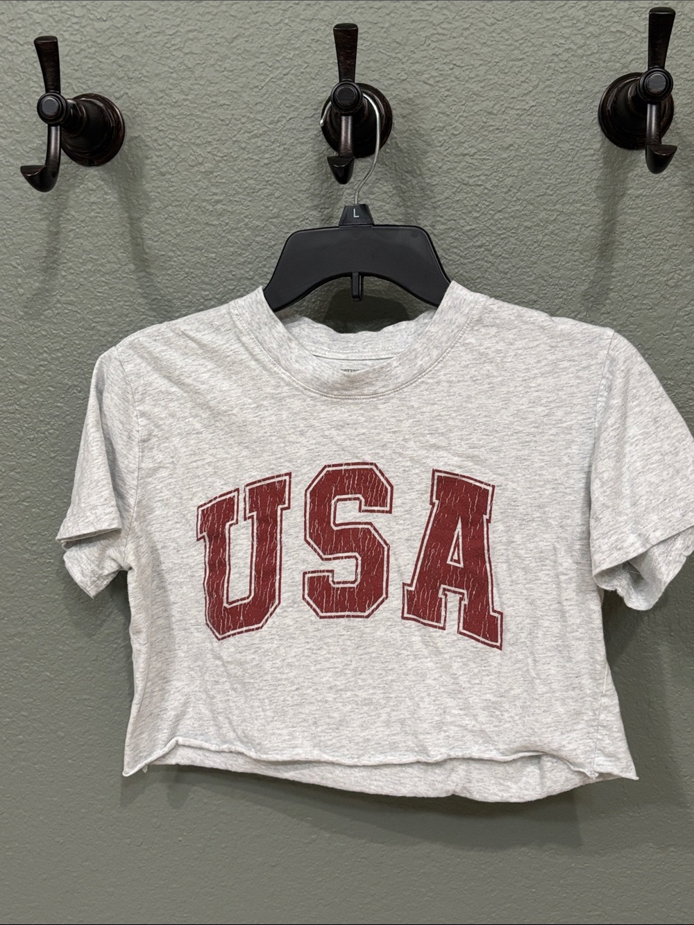 Cotton On USA Graphic Crop Tee